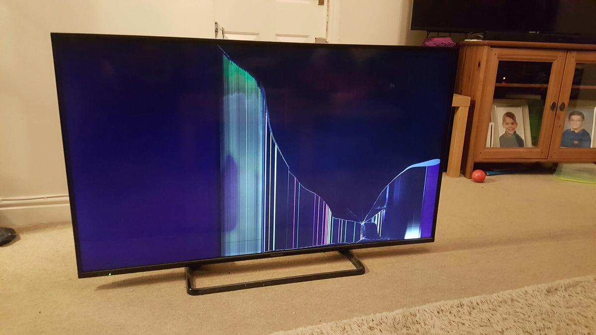 Broken TV Screens